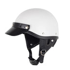 Motorcycle Helmet Brim Retro 3-Button Helmet Visor Sunshade Protection Half Helmet Hat Brim