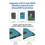Blueendless MR35TC 3.5-inch USB3.0 2.5/3.5-inch SATA Mobile Hard Disk Box, Type-C US Plug, Type-C EU Plug, Type-C UK Plug, Type-C AU Plug