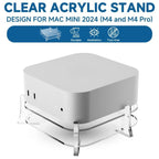 For MAC Mini M4 Desktop Acrylic Storage Bracket, For MAC Mini M4