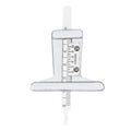 0-50mm Stainless Steel Tire Tread Depth Gauge, 0-50mm With Screw