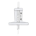 0-50mm Stainless Steel Tire Tread Depth Gauge, 0-50mm With Screw