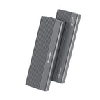Blueendless 2818SN M.2 Nvme / Sata Dual-protocol Mobile Hard Disk Box, with Type-C to USB-A Cable, with 2-in-1 Cable