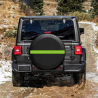 Thickened Imitation Leather Car Tire Protector Spare Tire Cover With Reflective Stripes, 14inch, 15inch, 16inch, 17inch
