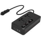 Gurxun Dual Digital Display Car Inverter With 2 USB+2 Type-C Ports, Universal Plug 220V, Universal Plug 110V, Brazil Plug 220V, Brazil Plug 110V, US Plug 110V