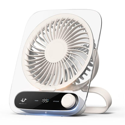 199-speed Desktop wall-mounted Fan With Handle & Light Built-in Aromatherapy Cotton