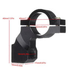 Motorcycle Modified Rear View Mirror Bracket Holder Clamp E-Bike Mirror Mount Reflector Clamp