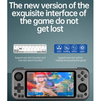 CB408 4.7-inch Touch Screen Handheld Game Console Supports WiFi Android 11 +Linux System, 64G, 128G