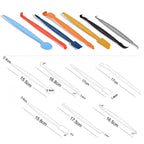 Car Wrap Trimming Edge Tinting Tool Solar Film With Magnetic Squeegee Scraper Kit, 7pcs /Set