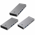 Blueendless M.2 Nvme/Sata Dual-Protocol Hard Disk Box HUB, 4K60Hz+USB 10G x 2+Type-C 10G+PD100W, USB 10G x 2 + Type-C 10G + 5V2A, USB2.0 x 2 + SD/TF2.0