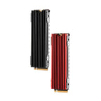 FinalCool M.2 2280 NVME SSD Radiator Aluminum Heat Sink for Desktop PC PS5, M.2 2280 Red, M.2 2280 Black, M.2 2280 Silver