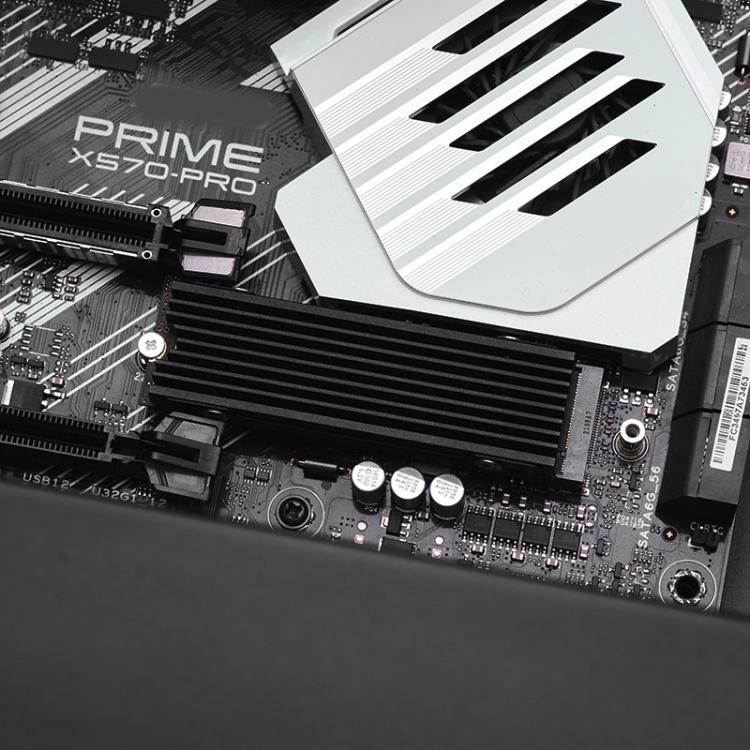 FinalCool M.2 2280 NVME SSD Radiator Aluminum Heat Sink for Desktop PC PS5, M.2 2280 Black, M.2 2280 Silver, M.2 2280 Red