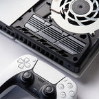 For PS5 Slim / Pro FinalCool M.2 2280 NVME SSD Radiator Integrated Aluminum Alloy Heatsink, M.2 2280 NVME SSD Radiator