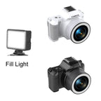 48 Million Pixel 2K Ultra HD Mini Digital Portable Camera, Black, White, White+Fill Light, Black+Fill Light