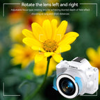 48 Million Pixel 2K Ultra HD Mini Digital Portable Camera, Black, White, White+Fill Light, Black+Fill Light