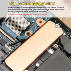 Pure Copper SSD Heat Sink for Game Consoles / Laptops / Mini Hosts, FinalCool M.2 2242, FinalCool M.2 2280