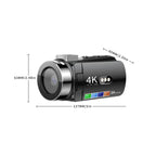 WiFi HD 4K Lightless Colorful Night Vision Digital Video Camera, Black, Black + Fill Light, Black + Lens Hood, Black + Wireless Noise Reduction Microphone, Black + Bracket, Black 4pcs /Set, Red, Red + Fill Light, Red + Lens Hood                        ...