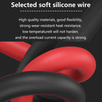 Multimeter Pens Pointed Silicone Cord Frostproof Detachable Stainless Steel Test Pen Accessories, P23A