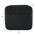 Multifunctional Car Seat Back Storage Bag Car Leather Trash Can Decoration Products
