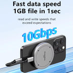 Blueendless M3NPD M.2 NVMe 2230/2242 Magnetic Phone Hard Disk Box, M3NPD