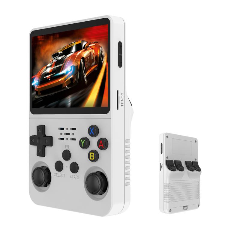 R36S Retro Handheld Game Console ARKOS System 3.5-Inch Screen Single TF Card Version, 64G, 128G