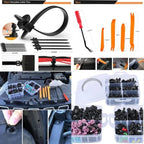 Car Retainer Clips Fasteners Remover Kit Automotive Clips Set, 680pcs /Set