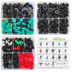 Car Retainer Clips Fasteners Remover Kit Automotive Clips Set, 680pcs /Set
