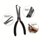 Car Wire Harness Plug Unplugging Plier Fuel Line And Electrical Disconnect Plier Hose Removal, Bent Nozzle, Straight Nozzle