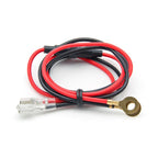 10A 60cm Plug-In Spring O-Type Terminal Power Cable Car Charger Modification Wiring Harness