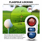 ARTBULL Lock Flag Ramp Outdoor Golf Laser Rangefinder Telescope, 600m, 1000m
