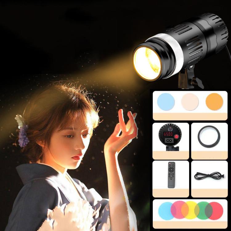 102 LEDs Spotlight Portrait Photography Fill Light Adjustable Focus Triple Color Temperature, CN Plug, 100W, 175W, 275W, 100W+2.1m Tripod, 175W+2.1m Tripod, 275W+2.1m Tripod, 275W+2.1m Tripod+Crossbar