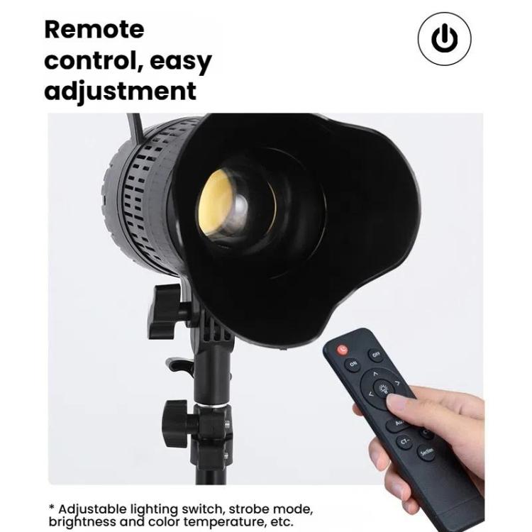 102 LEDs Spotlight Portrait Photography Fill Light Adjustable Focus Triple Color Temperature, CN Plug, 100W, 175W, 275W, 100W+2.1m Tripod, 175W+2.1m Tripod, 275W+2.1m Tripod, 275W+2.1m Tripod+Crossbar