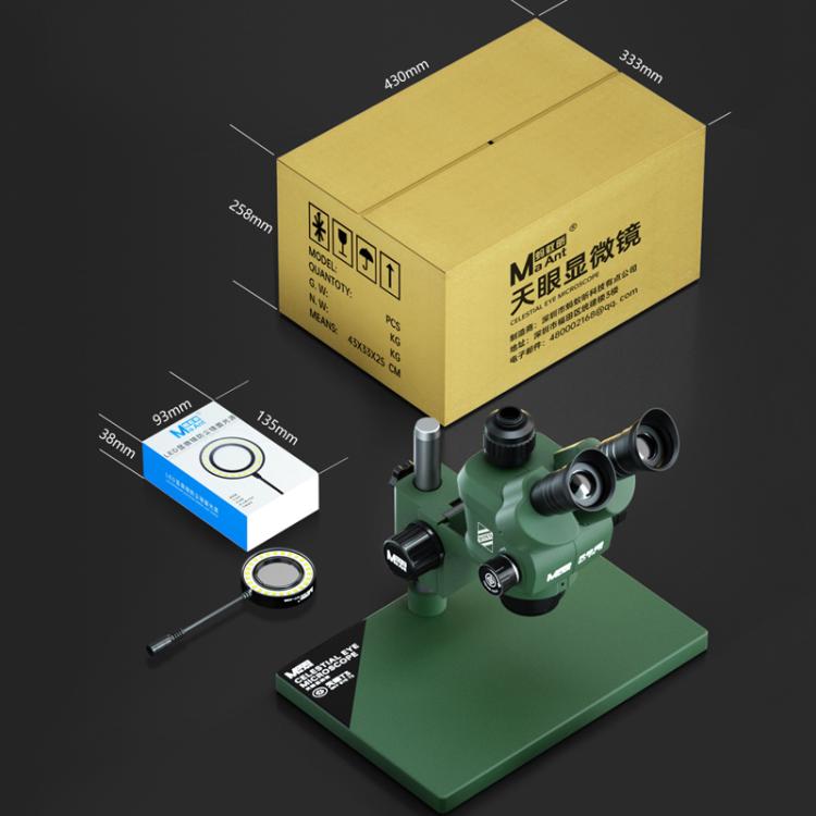 Trinocular Stereo Microscope Optical Cell Phone Repair HD Electronic Circuit Board Microscope, MaAnt T3