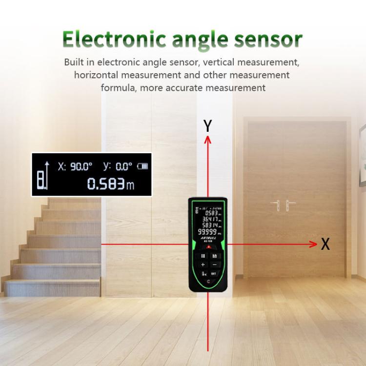 ARTBULL Laser Distance Meter Handheld Room Measuring Instrument Electronic Ruler, ARTBULL 100m
