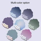 3pcs / Set Cloudy Gradient Memory Foam Silicone Wrist And Keyboard Mouse Pad, Model 3, Model 5, Model 8, Model 9, Model 10, Model 11, Model 12, Model 13, Model 14, Green, Blue+Yellow, Blue+Gray, Navy Blue+Gray