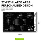 Cell Phone Computer Repair Workbench Heat Insulation Mat High Temperature Resistant Odorless Silicone Mat, M3 (Black)