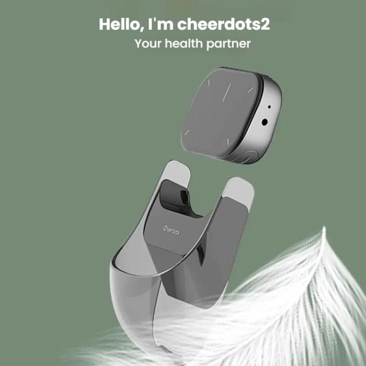 Cheerdots 2 Smart Magnetic Split Air Mouse Wireless Charging Bluetooth Dual Mode Mouse, Black Basic, Dark Grey Basic, Black Recording, Dark Grey Recording