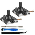 For Meta Quest 2 Repair Tool Set Handle Joystick Replacement Parts, 5 In 1, 14 In 1 C Type, 13 In 1, 14 In 1 B Type, 12 In 1, 10 In 1 A Type, 10 In 1 B Type, 14 In 1 4pcs Joystick Type, 14 In 1 A Type
