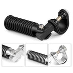 For Harley Motorcycle Modification Collapsible Footpegs Foot Guard Spike Mounted Pedals