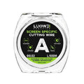 LUOWEI 500M Steel Wire Cell Phone Screen Separation Wire Cutting Wire, A 0.02mm, B 0.028mm, C 0.03mm, D 0.035mm