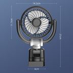 Car Three-way Folding Screen Corner Fan