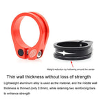 Mountain Road Bicycle Aluminum Locking Seatpost Clamps Seatpost Clamp Ring Fittings