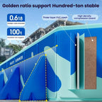 Children Home Free Inflatable Swimming Pool Foldable Outdoor Bracket Play Pool, 1.6m, 2.2m, 2.6m, 3.2m