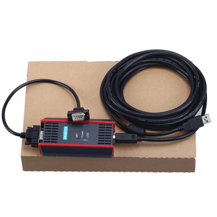AMSAMOTION USB-MPI Programming Cable For Siemens S7-200/300/400PLC / 6ES7972-0CB20-0XA0, 2.5m, Photoelectric Isolation 4.5m, Electromagnetic Isolation 4.5m
