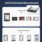 5-Bay Hot Swap Hard Drive Cage 3.5"/2.5" HDD/SSD Compatible For 3x5.25" Optical Drive Position