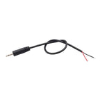 Mono Cable 2Pin AUX Single Head Cable Speaker Audio Power Cord Audio Cord, Length: 25cm, 2.5mm Male, 2.5mm Female, 3.5mm Male, 3.5mm Female