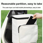 Electric Vehicle Front Helmet Raincoat Storage Waterproof Bag, White, White with Film, Black with Film