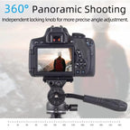 XILETU  LS-2A  Mini Hydraulic Damping Ball Head Tripod Head 360 Degree Panoramic Shooting