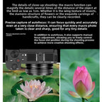 Ordro G930 8.0MP 5K CCD Digital Camera 5X Optical Zoom & Wide-Angle 3.2" Touch Screen Vlogging Camera, G930 White, G930 Blac