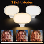 Camera Mini Fill Light LED Cell Phone Soft Light Video Conference Photography Lamp Handheld Selfie Lamp
