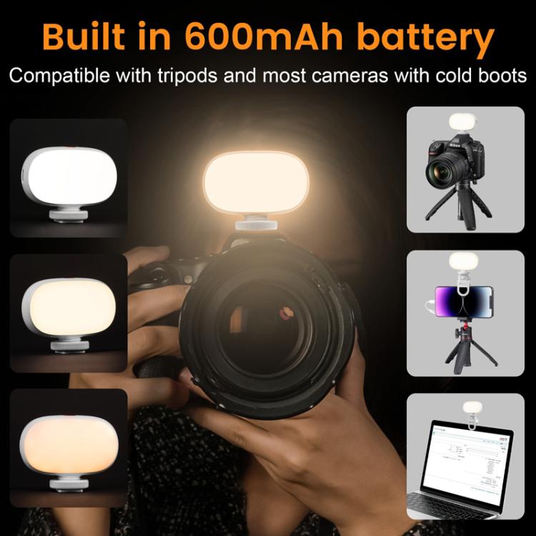 Camera Mini Fill Light LED Cell Phone Soft Light Video Conference Photography Lamp Handheld Selfie Lamp
